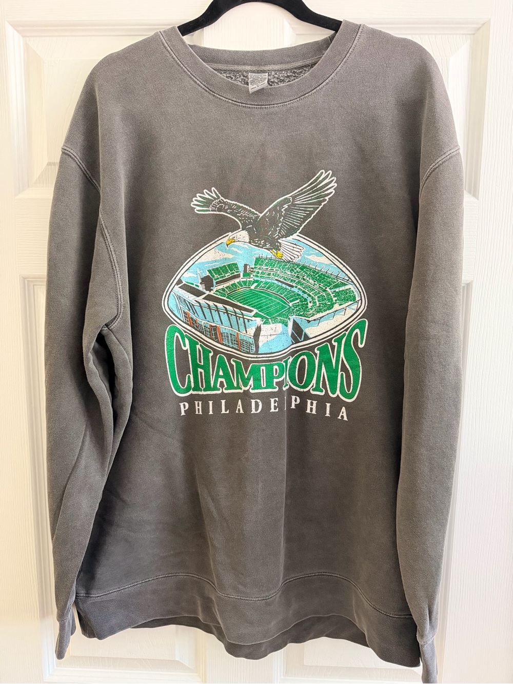 Philadelphia Champions Graphic Crewneck Sweatshirt - Gray/Green